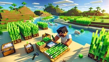 Crafting Sugar from Sugar Cane for Recipes