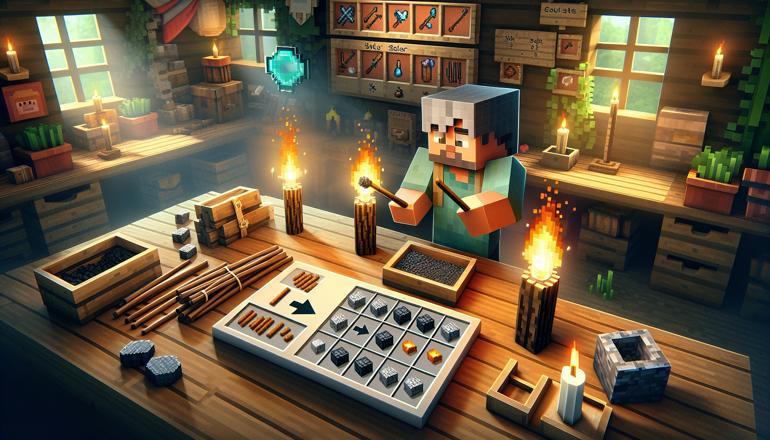 Crafting Torches and Soul Torches
