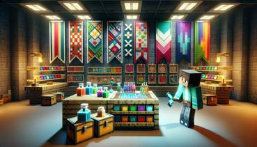 How to Dye Banners with Patterns
